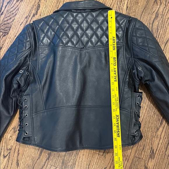 Chrome Gear Women's Black Leather Jacket - Picture 8 of 15